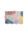 Wall mural - Colorful pastel shapes abstraction | FEEBY