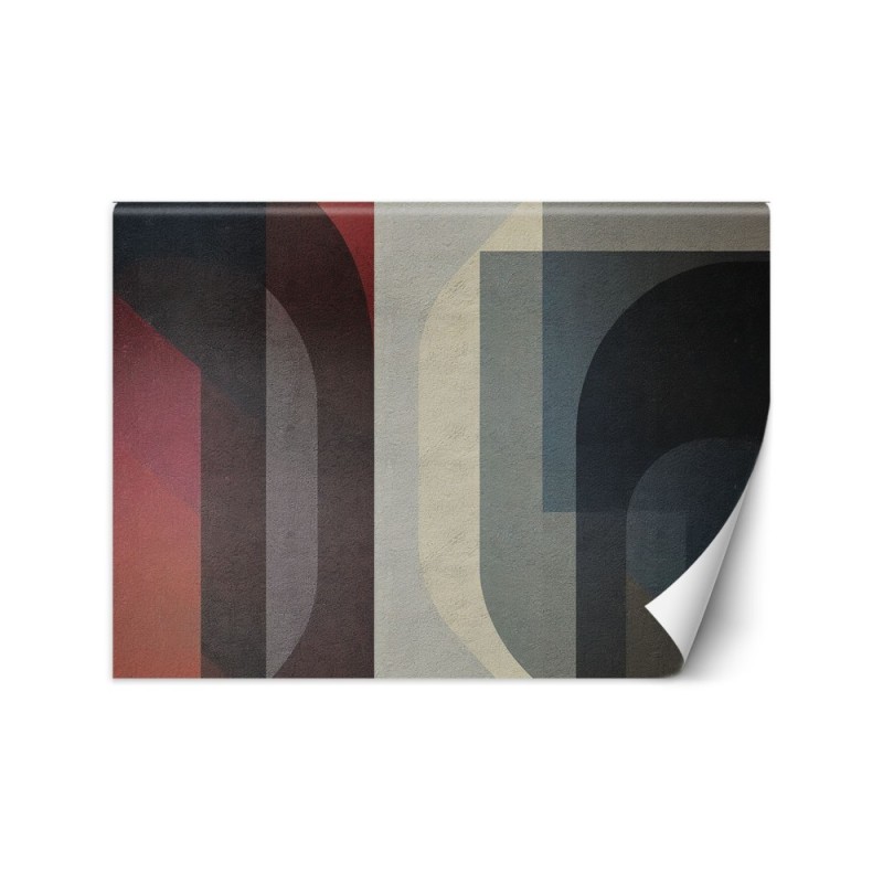 Modern wall mural - Geometric abstraction retro | FEEBY