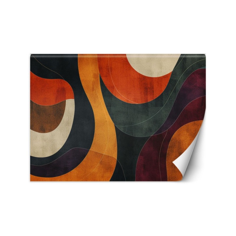 Wall mural for living room - Modern geometric shapes | FEEBY