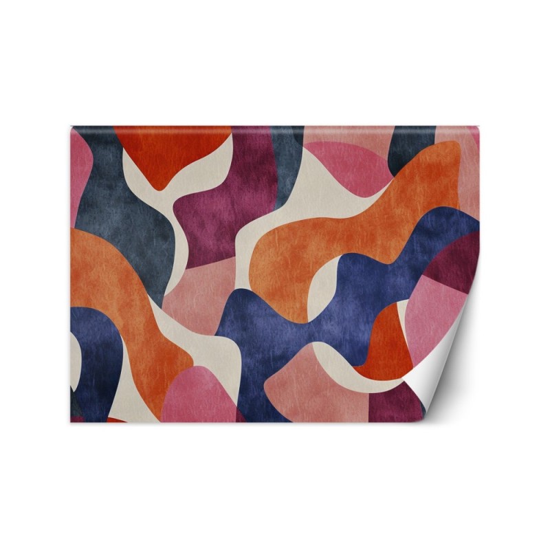 Wall mural for bedroom - Modern colorful abstraction | FEEBY