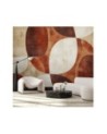 Modern wall mural - Abstract shapes brown vintage | FEEBY