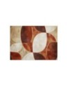 Modern wall mural - Abstract shapes brown vintage | FEEBY