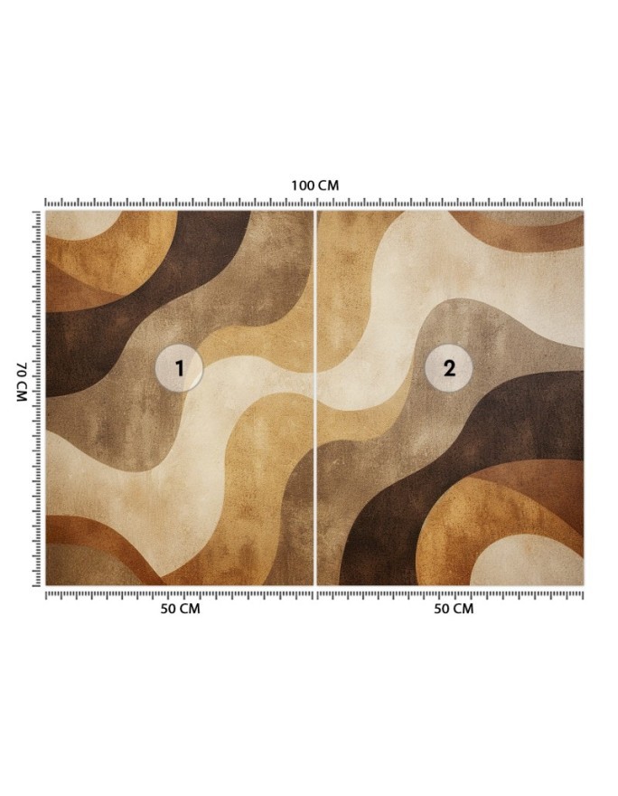 Wallpaper - Boho style waves | FEEBY