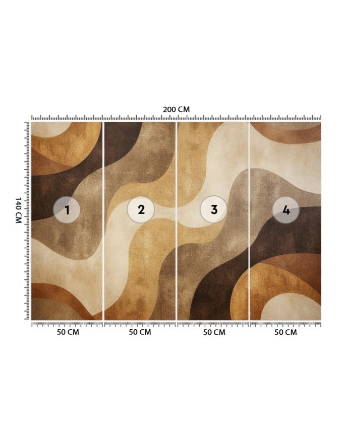 Wallpaper - Boho style waves | FEEBY