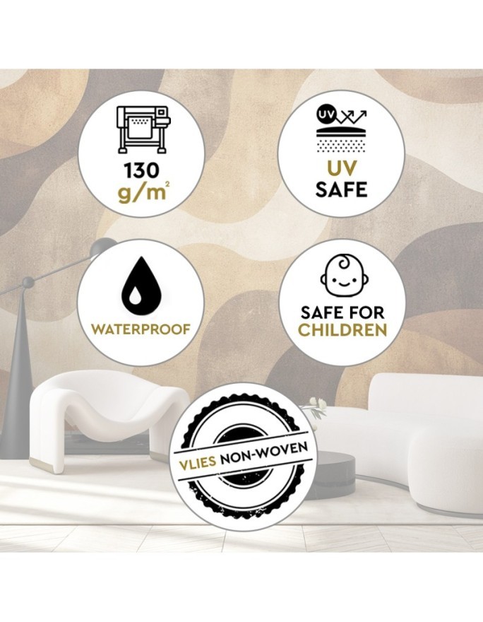 Wallpaper - Boho style waves | FEEBY