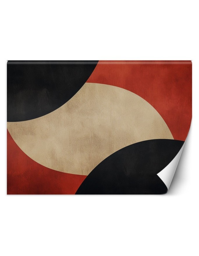 Stylish wallpaper - Round vintage shapes abstract | FEEBY