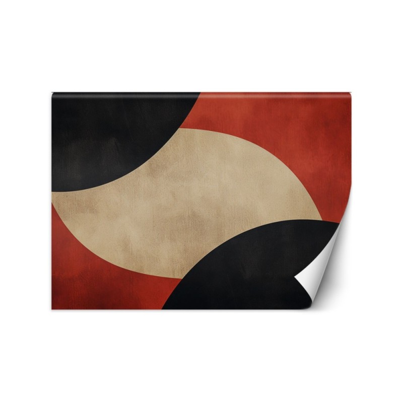 Stylish wallpaper - Round vintage shapes abstract | FEEBY