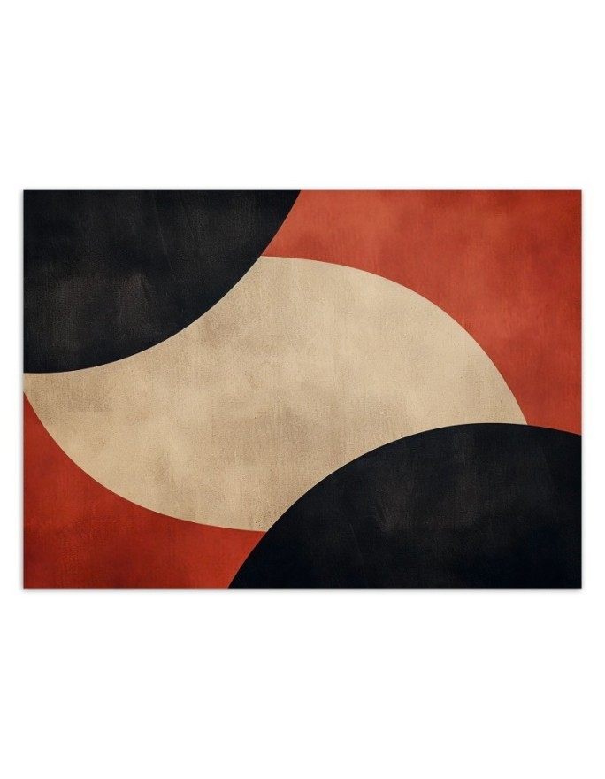 Stylish wallpaper - Round vintage shapes abstract | FEEBY