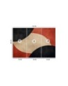 Stylish wallpaper - Round vintage shapes abstract | FEEBY