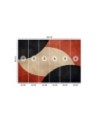 Stylish wallpaper - Round vintage shapes abstract | FEEBY