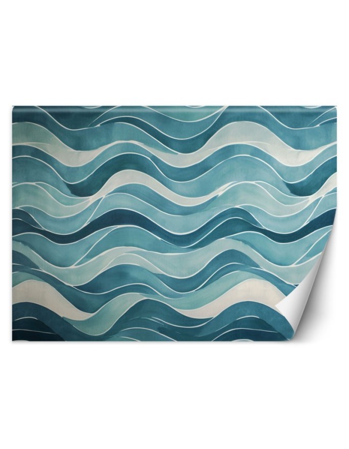 Wall mural - Sea Waves Abstraction | FEEBY