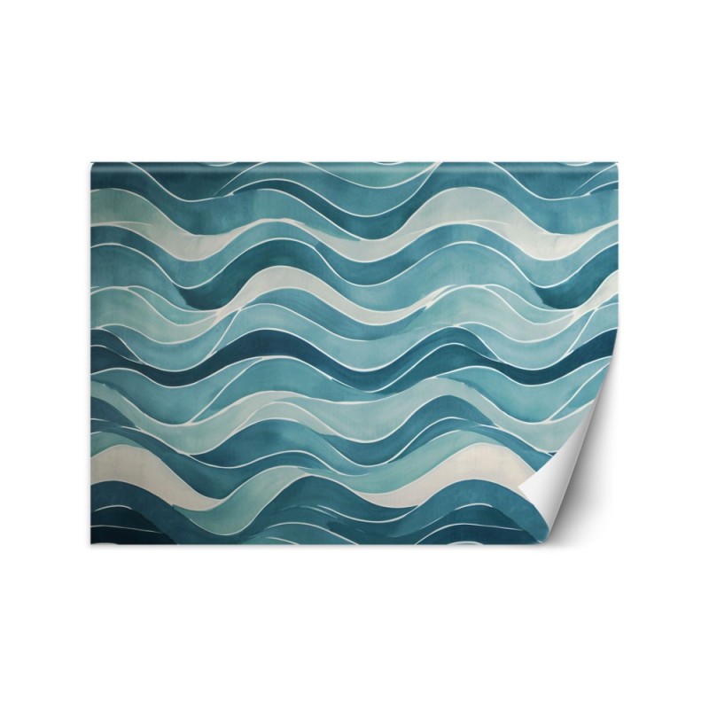 Wall mural - Sea Waves Abstraction | FEEBY