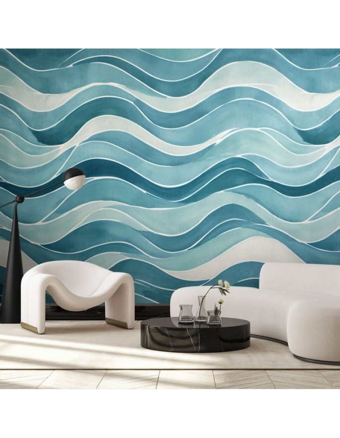 Wall mural - Sea Waves Abstraction | FEEBY