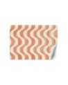 Modern wall mural - Wavy abstract retro | FEEBY
