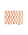 Modern wall mural - Wavy abstract retro | FEEBY