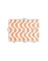 Modern wall mural - Wavy abstract retro | FEEBY