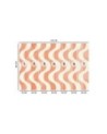 Modern wall mural - Wavy abstract retro | FEEBY