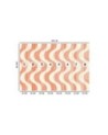 Modern wall mural - Wavy abstract retro | FEEBY
