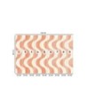 Modern wall mural - Wavy abstract retro | FEEBY