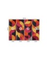Wall mural for living room - Geometric mosaic | FEEBY
