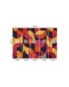 Wall mural for living room - Geometric mosaic | FEEBY