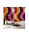 Modern wall mural - Waves Abstract Retro | FEEBY