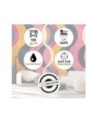 Modern wall mural - Waves Abstract Retro | FEEBY