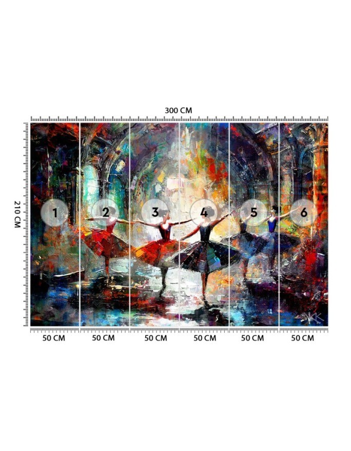 Fashionable wallpaper - Ballerinas Dance Music | FEEBY