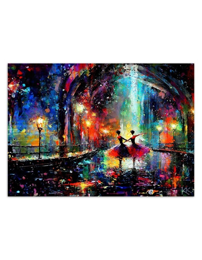Modern wallpaper - Ballerinas Music Dance | FEEBY