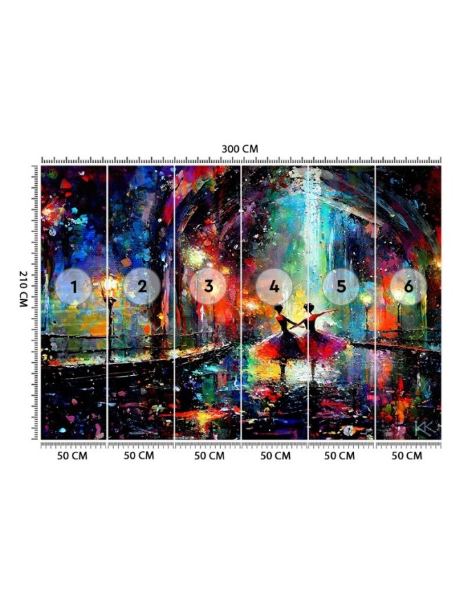 Modern wallpaper - Ballerinas Music Dance | FEEBY