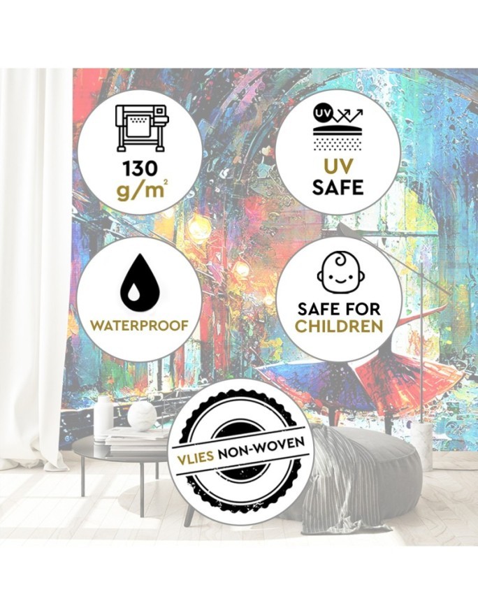 Modern wall mural - Dancing Ballerinas Abstract | FEEBY