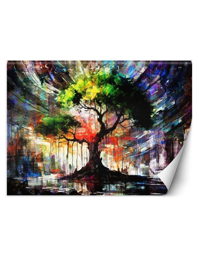 Wall mural for living room - Abstract Nature Tree | FEEBY
