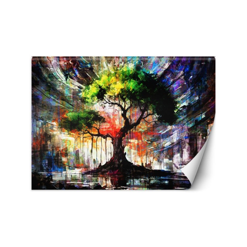 Wall mural for living room - Abstract Nature Tree | FEEBY