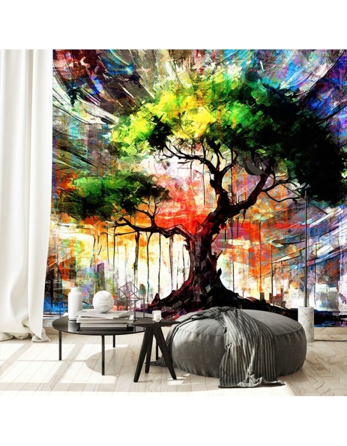Wall mural for living room - Abstract Nature Tree | FEEBY