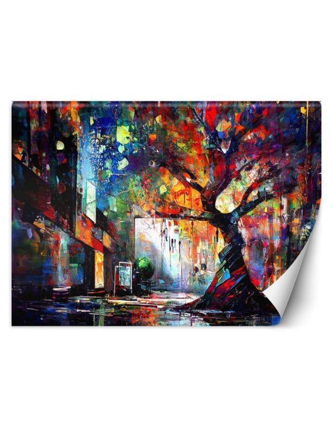 Wall mural for bedroom - Abstract Tree | FEEBY