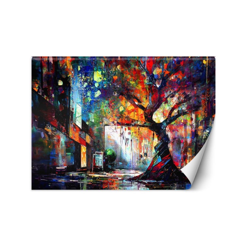 Wall mural for bedroom - Abstract Tree | FEEBY
