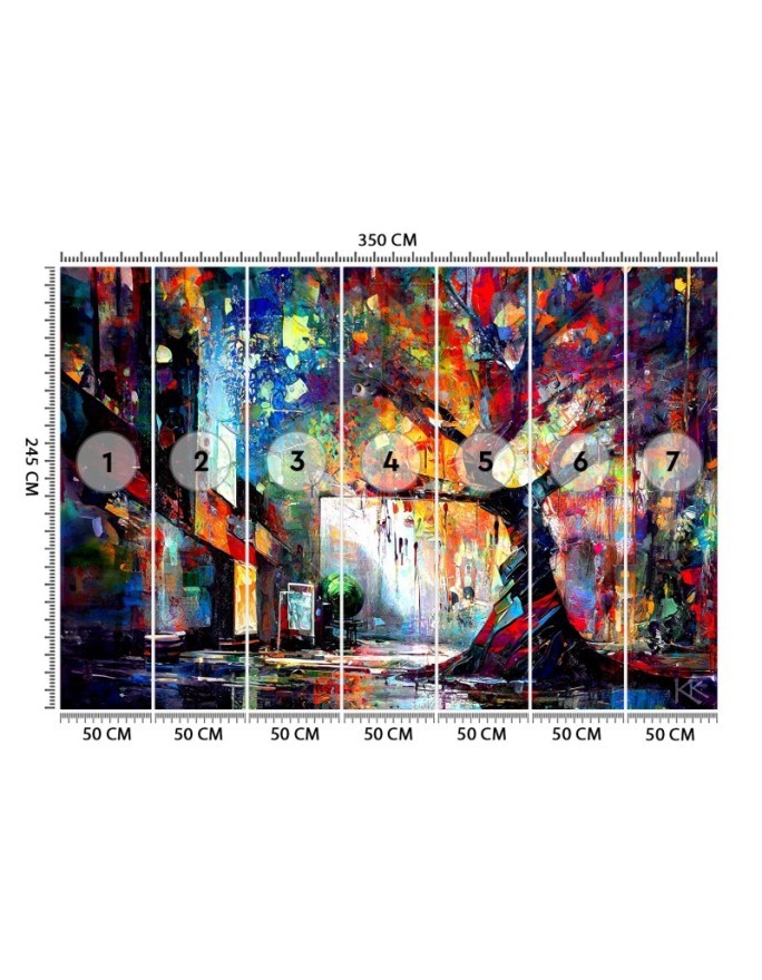 Wall mural for bedroom - Abstract Tree | FEEBY