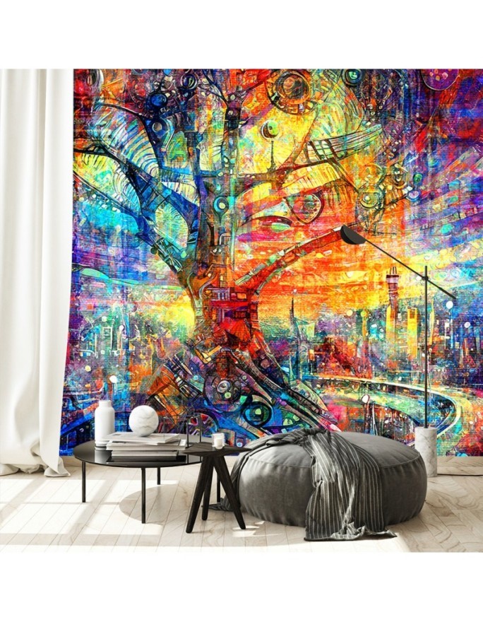 Wallpaper - Tree Abstraction Colorful | FEEBY