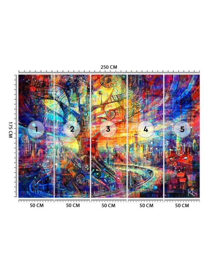 Wallpaper - Tree Abstraction Colorful | FEEBY