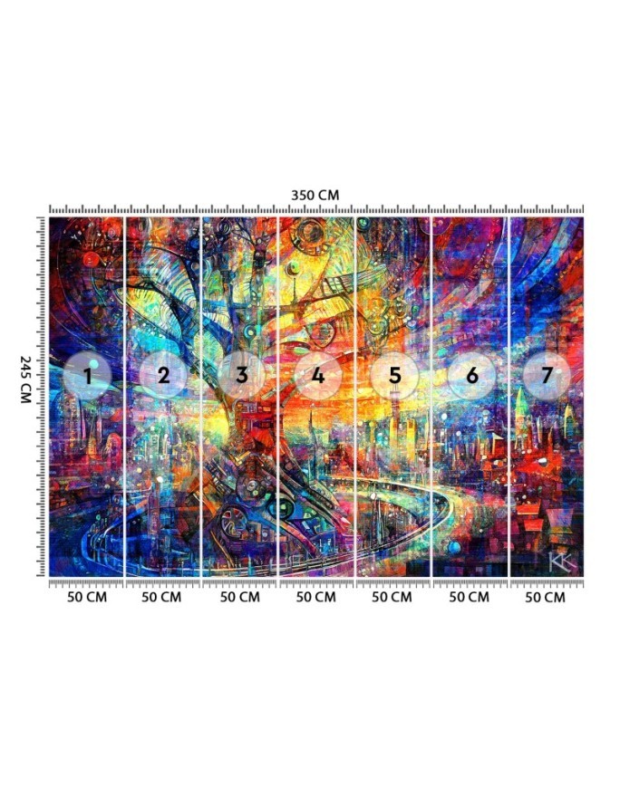 Wallpaper - Tree Abstraction Colorful | FEEBY