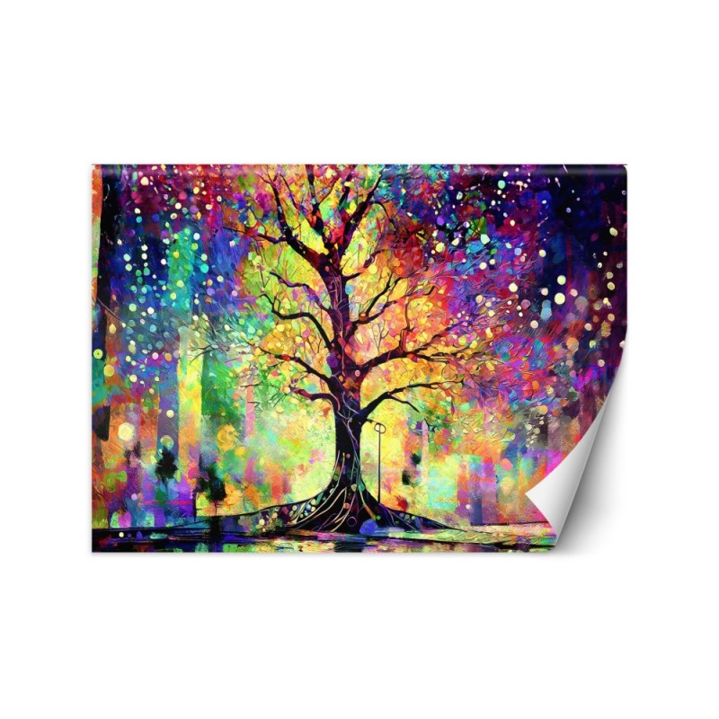 Wall mural - Colorful tree | FEEBY