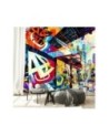 Modern wall mural - Colorful city | FEEBY