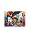 Modern wall mural - Colorful city | FEEBY