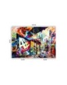 Modern wall mural - Colorful city | FEEBY