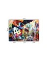 Modern wall mural - Colorful city | FEEBY