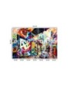 Modern wall mural - Colorful city | FEEBY