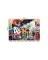 Modern wall mural - Colorful city | FEEBY