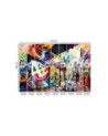 Modern wall mural - Colorful city | FEEBY