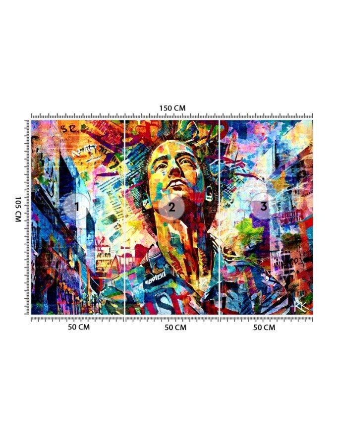 Stylish wallpaper - Male Colorful Abstraction | FEEBY