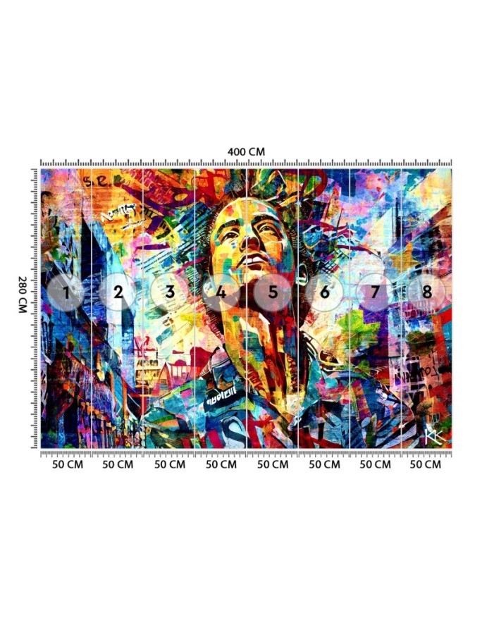 Stylish wallpaper - Male Colorful Abstraction | FEEBY